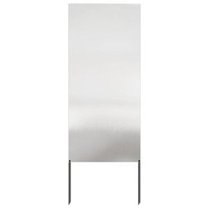 vidaXL Kertvédő vászon Ezüst 50 x 140 cm Rozsdamentes acél