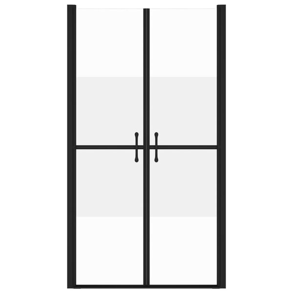 vidaXL f&eacute;lig matt ESG zuhanyajt&oacute; (98-101) x 190 cm