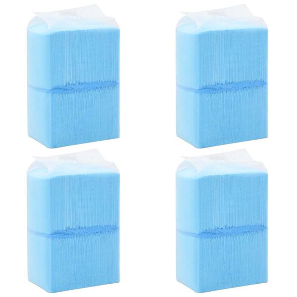 vidaXL 400 db nem szőtt anyag&uacute; kis&aacute;llatszoktat&oacute; bet&eacute;t 45x33 cm