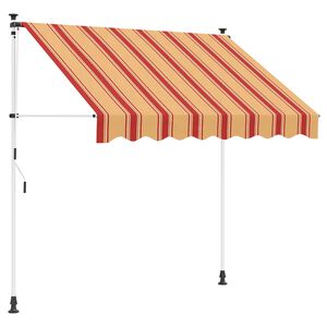 vidaXL K&eacute;zi Retrakt&aacute;lhat&oacute; Napernyő Soksz&iacute;nű 250 x 115 x 300 cm