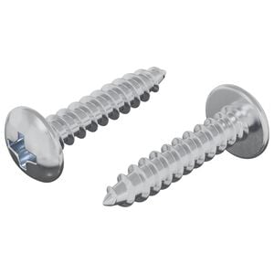 vidaXL Fa Csavarok 2 db Ez&uuml;st M4 x 20 mm Ac&eacute;l