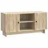 vidaXL TV szekr&eacute;ny Sonoma t&ouml;lgy 102 x 34,5 x 50 cm Faanyag