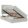 vidaXL LED t&aacute;rol&oacute;s &aacute;gy matraccal Vil&aacute;gossz&uuml;rke 120 x 190 cm B&aacute;rsony