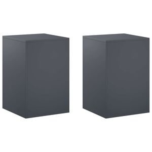 vidaXL N&ouml;v&eacute;ny&aacute;llv&aacute;ny 2 pcs Antracitsz&uuml;rke 40 x 40 x 60 cm
