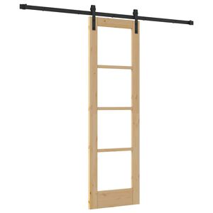 vidaXL Cs&uacute;sz&oacute; ajt&oacute; ORKDAL Term&eacute;szetes 61 x 198,5 cm