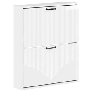 vidaXL Fali Cipőtart&oacute; HOORN 71 x 17 x 86 cm Szerelt Fa
