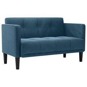 vidaXL k&eacute;k b&aacute;rsony loveseat kanap&eacute; 111 cm