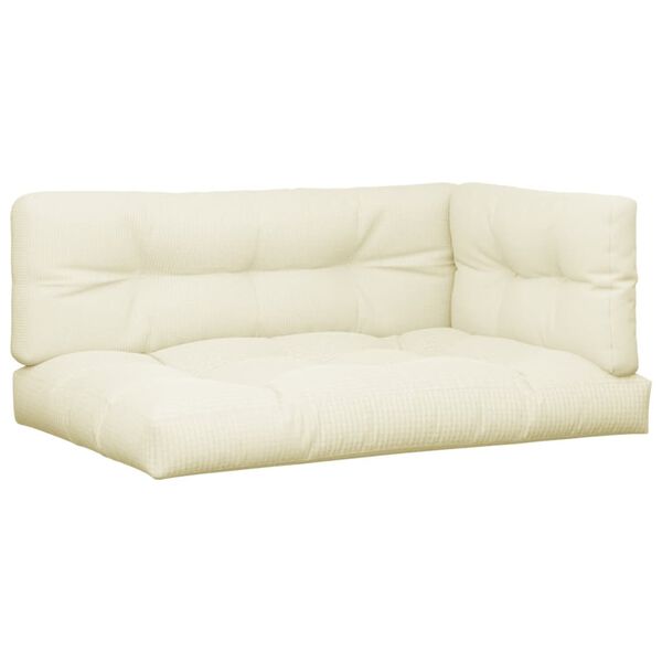 vidaXL 3 db kr&eacute;msz&iacute;nű sz&ouml;vet raklapp&aacute;rna