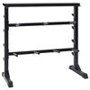 vidaXL S&uacute;lyz&oacute; &Aacute;llv&aacute;ny Fekete 99 x 45 x 95,5 cm Porsz&oacute;rt ac&eacute;l