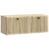 vidaXL Fali TV szekr&eacute;ny Sonoma T&ouml;lgy 78,5 x 31 x 30 cm Szerelt Fa