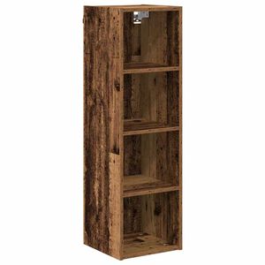 vidaXL F&uuml;ggő szekr&eacute;ny t&aacute;rol&oacute;val &Ouml;reg fa 30 x 29,5 x 100 cm Faanyag