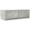 vidaXL betonsz&uuml;rke szerelt fa TV-szekr&eacute;ny 80x31x25,5 cm