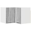 vidaXL F&uuml;ggő szekr&eacute;ny Sz&uuml;rke Sonoma &eacute;s feh&eacute;r 57 x 57 x 40 cm Faanyag