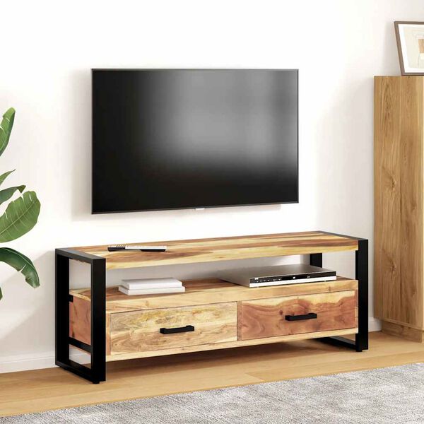 vidaXL t&ouml;m&ouml;r ak&aacute;cf&aacute;b&oacute;l TV-szekr&eacute;ny 120 x 35 x 45 cm