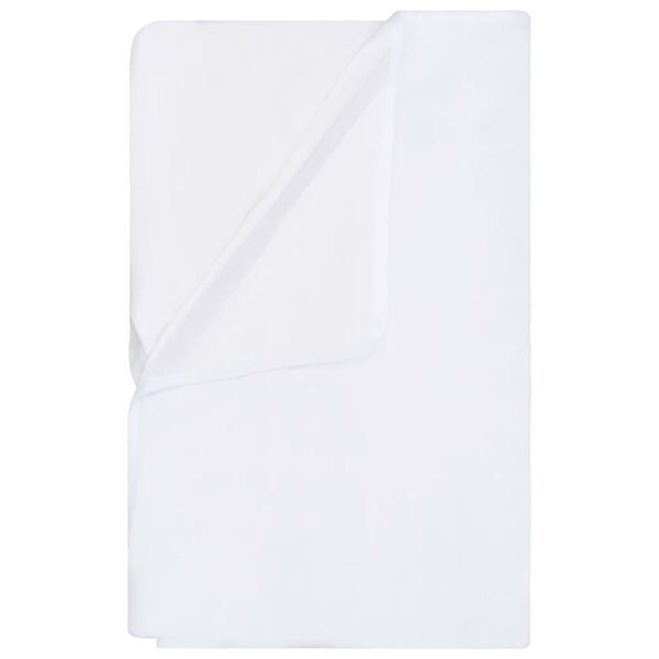 vidaXL 2 darab feh&eacute;r pamut v&iacute;z&aacute;ll&oacute; matracv&eacute;dő 180 x 200 cm