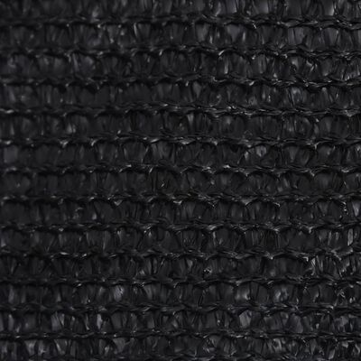 vidaXL fekete HDPE napvitorla 160 g/m² 4 x 4 x 5,8 m