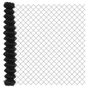 vidaXL L&aacute;ncszem Ker&iacute;t&eacute;s Sz&uuml;rke 10 x 1,5 m Ac&eacute;l