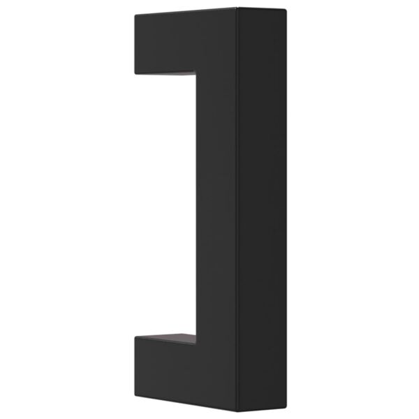 vidaXL 20 db fekete rozsdamentes acél szekrényfogantyú 64 mm