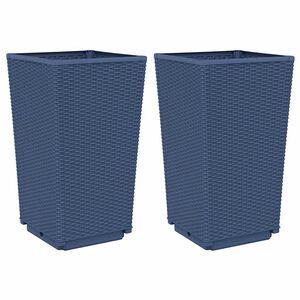 vidaXL 2 db k&eacute;ksz&uuml;rke polipropil&eacute;n kerti &uuml;ltetől&aacute;da 32,5 x 32,5 x 57 cm