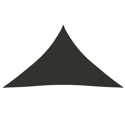 vidaXL antracitszürke háromszögű oxford-szövet napvitorla 3x3x4,24 m