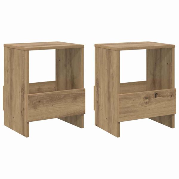 vidaXL Magazin &aacute;llv&aacute;ny 2 pcs Artisan t&ouml;lgy 35 x 30 x 45 cm