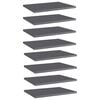 vidaXL 8 db magasf&eacute;nyű sz&uuml;rke szerelt fa k&ouml;nyvespolc 40 x 30 x 1,5 cm