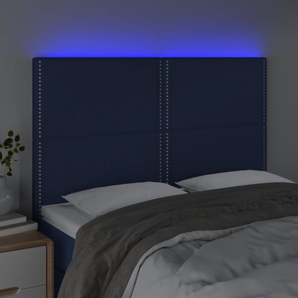 vidaXL k&eacute;k sz&ouml;vet LED-es fejt&aacute;mla 144x5x118/128 cm