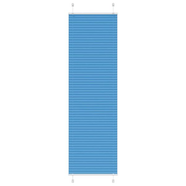 vidaXL plisz&iacute;rozott redőny k&eacute;k 65x200 cm Sz&ouml;vetsz&eacute;less&eacute;g 64,4 cm