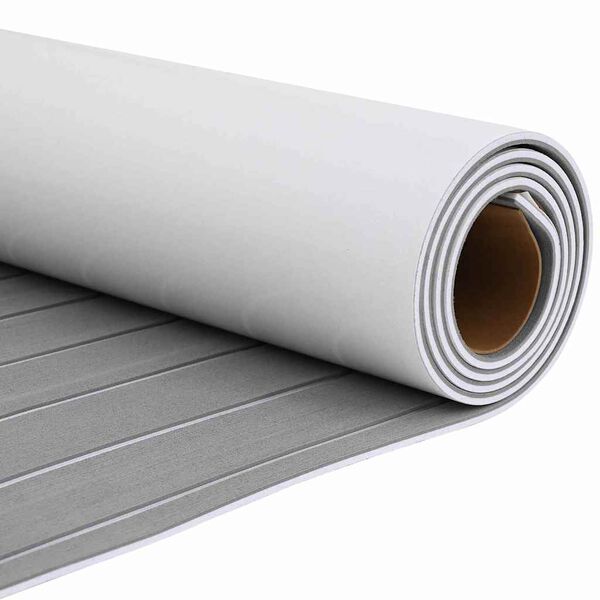 vidaXL Csónak padló Világosszürke és fehér 240 x 90 cm EVA hab