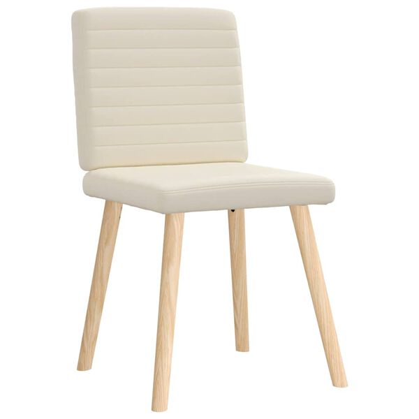 vidaXL 6 db vászonkárpitozású étkezőszék