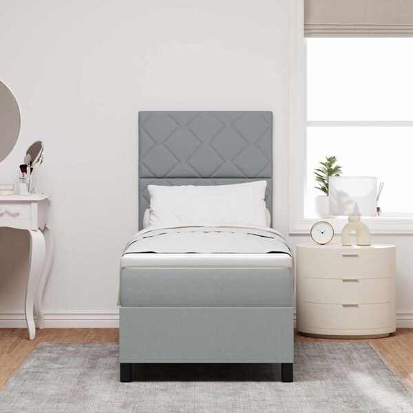 vidaXL Boxrug&oacute;s &aacute;gy matracmal leddel Vil&aacute;gossz&uuml;rke 80 x 200 cm sz&ouml;vet