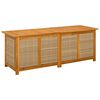 vidaXL Kerti T&aacute;rol&oacute; Doboz 185 L T&ouml;m&ouml;r Ak&aacute;cfa 150 x 50 x 56 cm B&eacute;zs