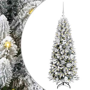 vidaXL Mű kar&aacute;csonyfa Feh&eacute;r 120 cm PVC &eacute;s műanyag &eacute;s ac&eacute;l &eacute;s PE