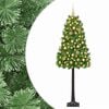 vidaXL Mű zsan&eacute;ros kar&aacute;csonyfa g&ouml;mb&ouml;kkel 120 cm 150 LED Meleg feh&eacute;r