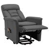 vidaXL antracitszürke műbőr felállást segítő masszázsfotel