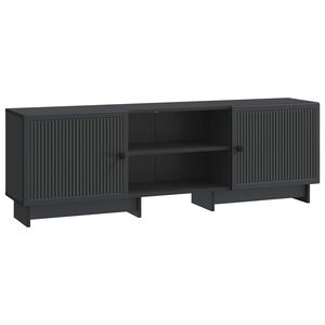 vidaXL TV szekr&eacute;ny 150 x 31 x 50 cm Fekete M&eacute;rn&ouml;ki fa
