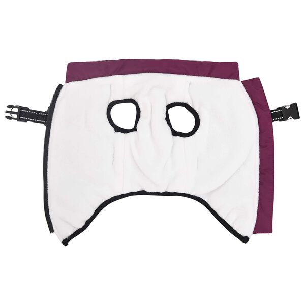 vidaXL Kutya Kab&aacute;t h&aacute;mmal Lila S Terepmint&aacute;s gyapj&uacute; &eacute;s poli&eacute;szter