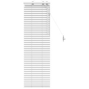 vidaXL Zsaluzia Feh&eacute;r 50 x 130 cm 35 mm Massz&iacute;v Paulownia fa