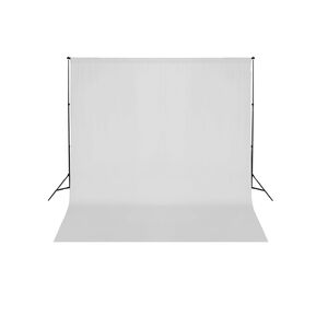 vidaXL feh&eacute;r h&aacute;tt&eacute;rtart&oacute; &aacute;llv&aacute;nyrendszer 600 x 300 cm
