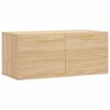 vidaXL sonoma t&ouml;lgy sz&iacute;nű szerelt fa faliszekr&eacute;ny 80 x 36,5 x 35 cm