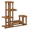 vidaXL N&ouml;v&eacute;ny&aacute;llv&aacute;ny Term&eacute;szetes 93,5 x 25 x 91,5 cm T&ouml;m&ouml;r Ak&aacute;cfa