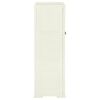 vidaXL vanília színű fahatású műanyag szekrény 79 x 43 x 125 cm