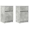 vidaXL 2 db betonsz&uuml;rke szerelt fa &eacute;jjeliszekr&eacute;ny 39x35x65 cm