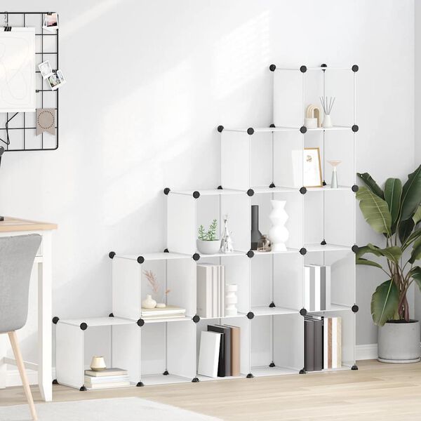 vidaXL &aacute;tl&aacute;tsz&oacute; polipropil&eacute;n t&aacute;rol&oacute;kocka 15 db kock&aacute;val