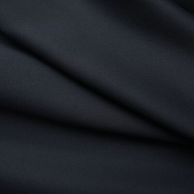 vidaXL 2 db fekete sötétítőfüggöny kampókkal 140 x 225 cm