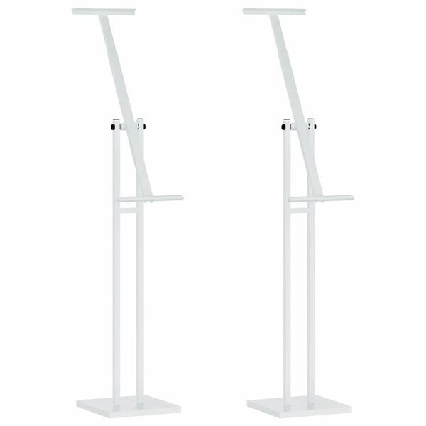 vidaXL Ki&aacute;ll&iacute;t&oacute; &Aacute;llv&aacute;ny 2 pcs Feh&eacute;r 26,5 x 26,5 x 150 cm Ac&eacute;l