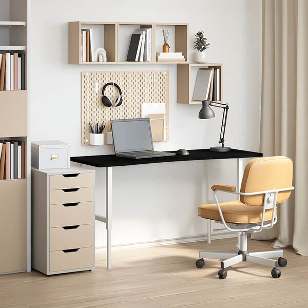 vidaXL s&ouml;t&eacute;tbarna t&ouml;m&ouml;r fa t&ouml;lgyfa t&eacute;glalap alak&uacute; &iacute;r&oacute;asztallap