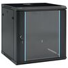 vidaXL H&aacute;l&oacute;zati szekr&eacute;nyek t&aacute;rol&oacute;val Fekete 600 x 600 x 640 mm Ac&eacute;l