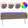 vidaXL t&oacute;psz&iacute;nű sz&ouml;vet LED-es fejt&aacute;mla 203 x 16 x 78/88 cm