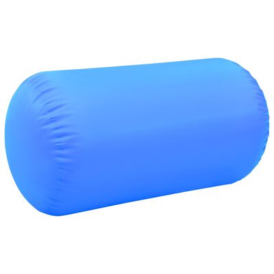 vidaXL kék PVC felfújható tornahenger pumpával 120 x 75 cm